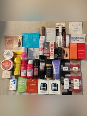 Assorted Beauty & Skincare Sample Lot - Various Brands